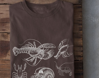 Crustaceancore Shirt,Ocean Lover Gift,Crustaceans Shirt,Crab Shirt,Lobster Shirt,Shrimp Shirt,Crawfish Shirt,Aesthetic Clothes