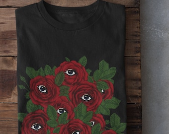 Griezelige Cottagecore-kleding, Y2K Fairy-grunge-kleding, Alt-kleding, pastelgoth-kleding, Forest Fantasy Cottagecore, Forestcore-shirt