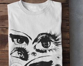 Grunge Clothing,Alt Clothing,Mall Goth,Trad Goth,Strange Unique Gifts,Pastel Goth,Goth Shirt,Dark Academia,Weird Shirt,Surreal T-shirt,Punk