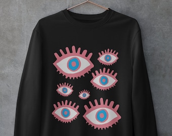 Bluza w stylu grunge, bluza oversize, ubrania w stylu grunge Y2K, ubrania Cottagecore, ubrania w stylu pastel goth, ubrania alternatywne, ubrania w stylu Whimsigoth
