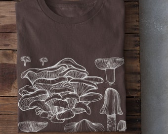 Maglietta Fairy Grunge Mushroom, Maglietta Cottagecore, Maglietta Dark Academia, Abbigliamento Fairycore, Maglietta Goblincore, Abbigliamento Alt, Abbigliamento Grunge