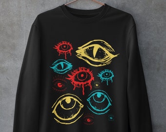 Clowncore Sweatshirt,Clowncore Clothing,Clowncore Clothes,Weirdcore,Dreamcore,Unisex Sweater,Pastel Goth,Harajuku Clothing,Kawaii Sweater