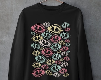Pastell Goth Kleidung,Cyberpunk Kleidung,Vaporwave Sweatshirt,Alt Kleidung,Soft Grunge Pullover,Egirl Kleidung,Mall Goth,Punk