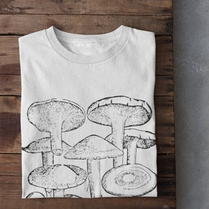 Paddenstoelshirt, paddestoelt-shirt, grunge-t-shirt, Fairycore-T-shirt, Goblincore-shirt, Alt-kleding, Toadstool-shirt, Egirl-shirt, grunge Fairycore afbeelding 1