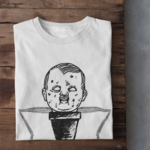 Weird Shirt,Surreal T-shirt,Grunge Clothing,Surrealism,Surreal Art,Weird Stuff,Strange Unique Gifts,Horror Tshirt,Goth Shirt,Dark Academia