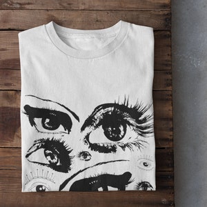 Ropa grunge, Ropa alternativa, Mall Goth, Trad Goth, Extraños regalos únicos, Pastel Goth, Camisa gótica, Academia oscura, Camisa extraña, Camiseta surrealista, Punk