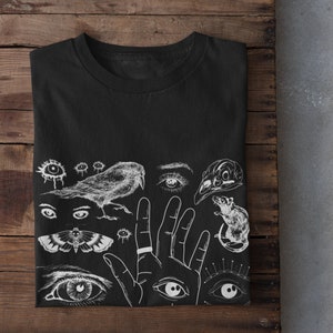 Grunge Clothing,Alt Clothing,Mall Goth,Trad Goth,Strange Unique Gifts,Pastel Goth,Goth Shirt,Dark Academia,Weird Shirt,Surreal T-shirt,Punk