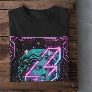 Camisa Cyberpunk Tarot, Ropa Cyberpunk, Ropa Kawaii, Camisas que van duro, Moda coreana extraña, Ropa gótica, Vaporwave Dieselpunk