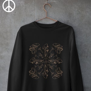 Grunge Clothing,Crewneck Sweater,Fairy Grunge Clothing,Alt Clothing,Grunge Fairycore,Grunge Sweater,Goblincore Clothing,Mushroom Sweatshirt