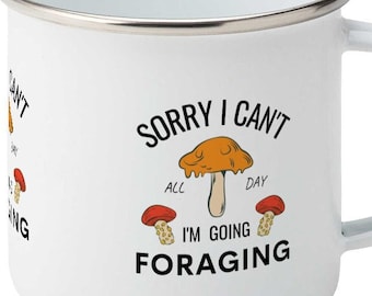 Foraging Mug, Foraging Gifts, Mushroom Mug, Mushroom Gift, Mushroom Gifts For Man, Mushroom Hunter, Mushroom Hunting, Mycology Mug,Fungi Mug