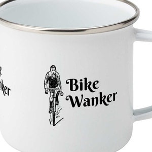 Funny Bike Mug, Funny Bike Gifts, Bike Wanker Mug, Gift For Cyclist Mug, Gift For Cycling, Gift For Him Funny, Cycling Gifts, Cycling Mug
