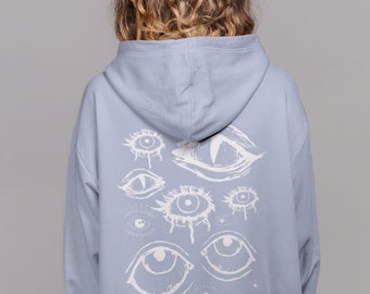 Pastel Goth Kawaii Hoodie, Soft Goth Hoodie, Soft Grunge, Kawaii Goth, Mall Goth, Harajuku, Egirl Clothing, Y2k clothing, Grunge Clothing