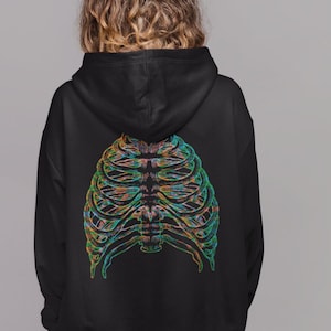 Goth Hoodie,Skeleton Hoodie,Y2k Hoodie,Fairy Grunge Clothing,Pastel Goth,Alt Clothing,PLus Size Goth,Dark Academia,Goblincore Clothing,Punk