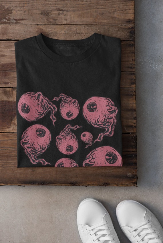 Grunge Clothing,Alt Clothing,Mall Goth,Trad Goth,Eyeballs T Shirt,Pastel Goth,Goth Shirt,Dark Academia,Weird Shirt,Surreal T-shirt,Punk