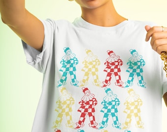 Clowncore Tshirt,Clowncore Clothing,Egirl Clothing,Clowncore Aesthetic,Kidcore Clothing,Weirdcore,Clown Shirt,Dreamcore Aesthetic,Grunge