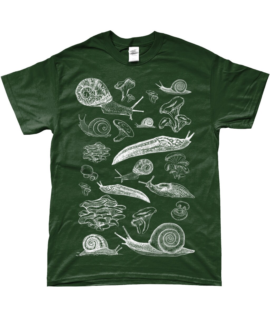 Snails Grunge Fairycore T Shirt Cottagecore Mushroom Shirt - Etsy