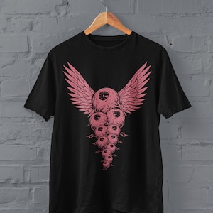 Weirdcore Eyeball Shirt, Grunge Clothing, Edgy Horror Shirt, Dark Pastel Goth, Dreamcore Clowncore Aesthetic, Alt Clothing,Y2k Grunge Tshirt