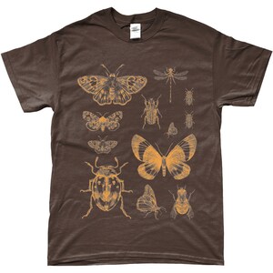 Moths and Insects Tshirt, Moths Tshirt, Grunge Clothing, Cottagecore Shirt, Goblincore Clothing, Y2K Fairycore Clothing, Indie Clothing image 8