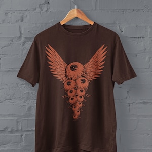 Weirdcore Eyeball Shirt, Grunge Clothing, Edgy Horror Shirt, Dark Pastel Goth, Dreamcore Clowncore Aesthetic, Alt Clothing,Y2k Grunge Tshirt