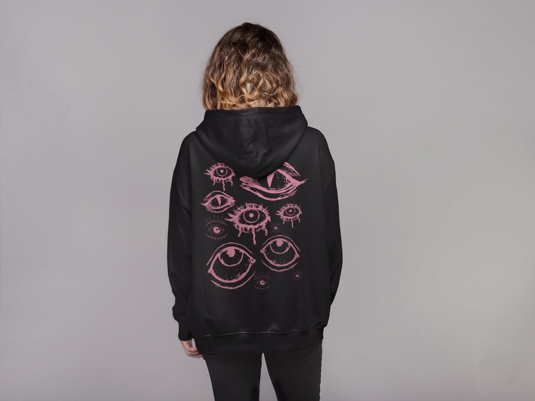 Grunge Zip up Hoodie, Pastel Goth Clothing, Alt Clothing