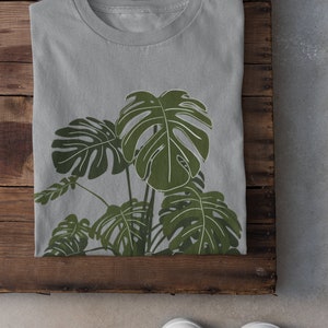Monstera Shirt, House Plant Lovers Gift, Botanical Shirt, Monstera Plant, Indie Cottagecore Shirt, Plant Mom Gift, Plant T Shirt, Gardener image 8