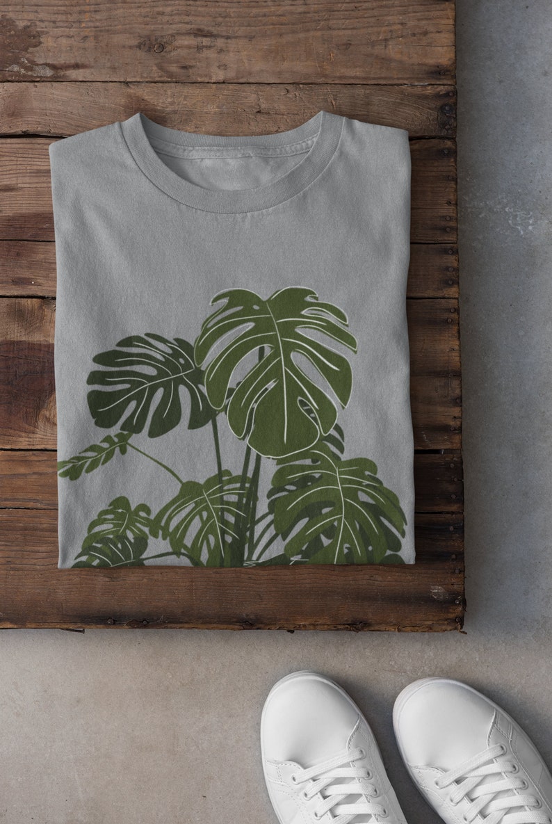 Monstera Shirt, House Plant Lovers Gift, Botanical Shirt, Monstera Plant, Indie Cottagecore Shirt, Plant Mom Gift, Plant T Shirt, Gardener image 8