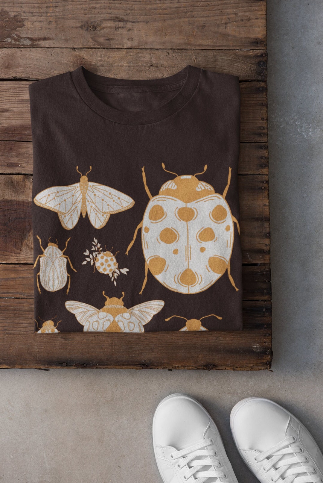 Moths and Ladybirds Tshirt, Moths Tshirt, Grunge Clothing, Cottagecore ...
