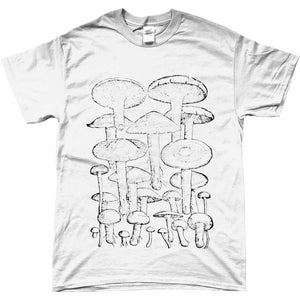 Paddenstoelshirt, paddestoelt-shirt, grunge-t-shirt, Fairycore-T-shirt, Goblincore-shirt, Alt-kleding, Toadstool-shirt, Egirl-shirt, grunge Fairycore afbeelding 2
