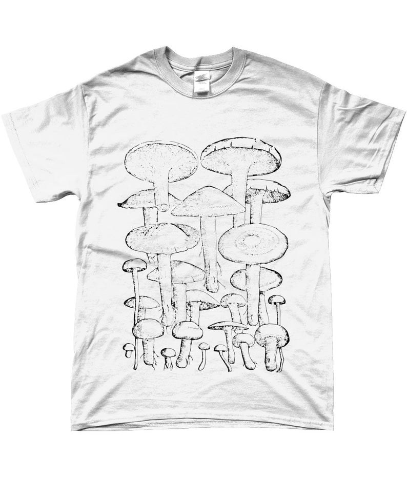 Paddenstoelshirt, paddestoelt-shirt, grunge-t-shirt, Fairycore-T-shirt, Goblincore-shirt, Alt-kleding, Toadstool-shirt, Egirl-shirt, grunge Fairycore afbeelding 2