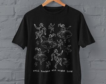 Techno Tshirt, Acid House T Shirt, Gift For DJ, Techno Tshirt, Techno Shirt, Rave Outfit, Rave Clothing, Clubbing Tshirt, Festival Clothing