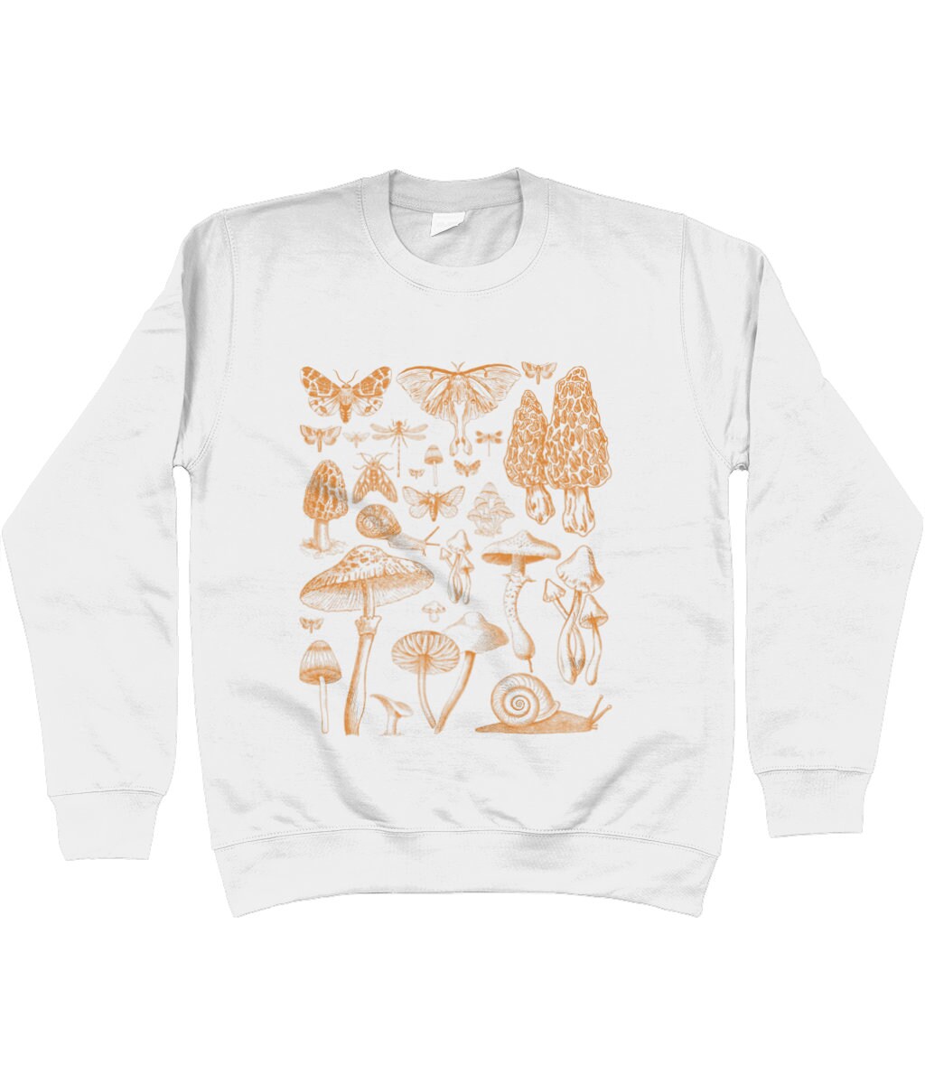 Mushroom Sweatshirt,grunge Sweatshirt,alt Sweater