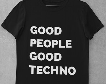 Techno T Shirt, Techno Tshirt, Techno Shirt, Acid House Tee Shirt, Acid Techno, Gift For Dj, Gift For Music Lover, Detroit Techno Tee Shirts