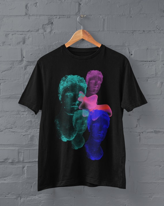 Vintage Vaporwave Shirt, Retro 80s shirt, Vaporwave Art Retro T shirt, Cyberpunk Clothing, Alt Clothing, Anime Shirt, Aesthetic Shirt,Grunge