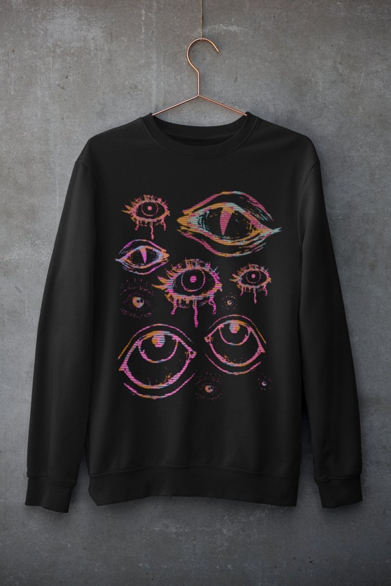 ★Nice Ghost Club★EYE DRAWING SWEAT SHRITS 6 SIEGE - Ghosteyes Hoodie – DRKN