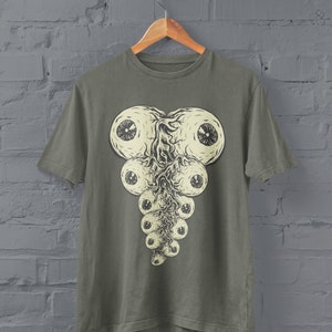Weirdcore Eyeball Shirt, Grunge Clothing, Edgy Horror Shirt, Dark Pastel Goth, Dreamcore Clowncore Aesthetic, Alt Clothing,Y2k Grunge Tshirt