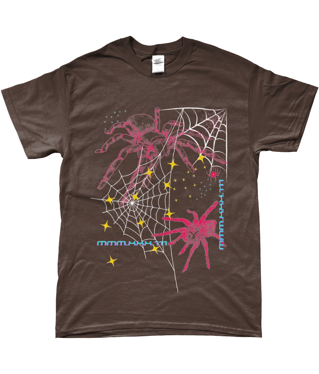 Spider Shirt, Streetwear Shirt, Unisex Cyberpunk Shirt, Goth Shirt