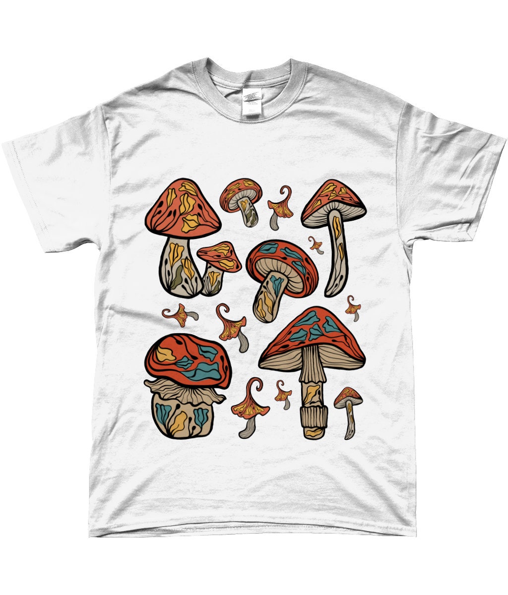 Mushroom Tshirtgrunge Clothingcottagecore Clothingalt - Etsy UK