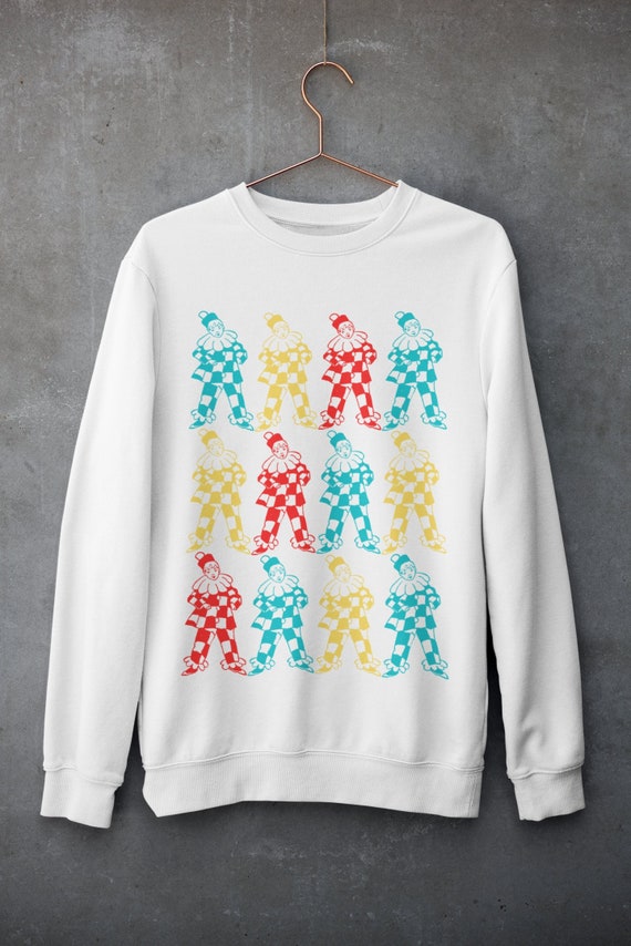 Clowncore Sweater,Clowncore Clothing,Egirl Clothing,Clowncore Aesthetic,Kidcore Clothing,Weirdcore,Clown Sweater,Dreamcore Aesthetic,Grunge