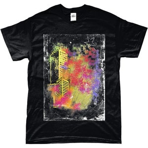Original Art Shirt, Y2k Grunge Kleidung, Cyberpunk Kleidung, Hip Hop Kleidung, Harajuku Mode, Alternative T-Shirts, Urban Street Art Top Bild 3