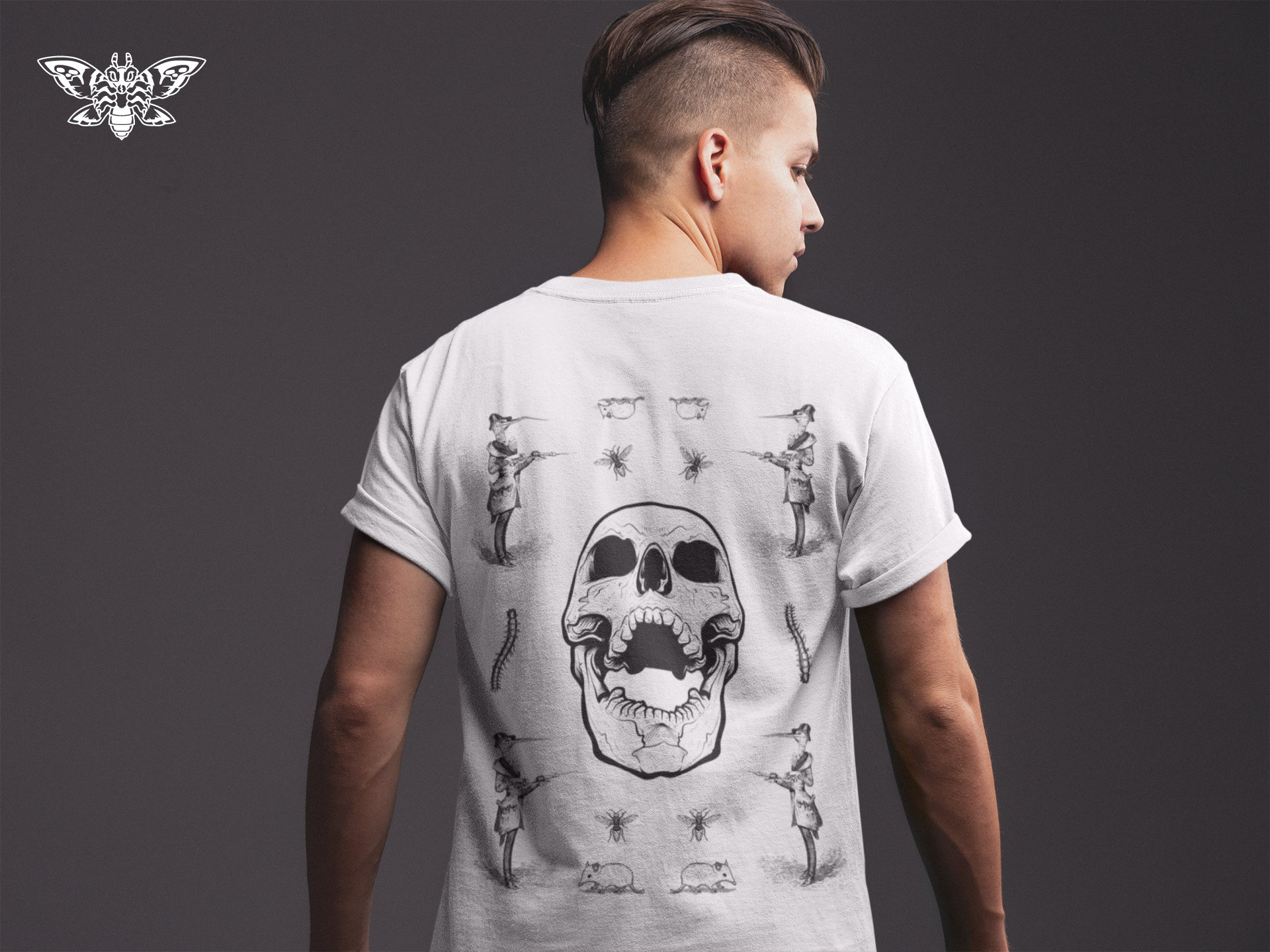 SUBCULTURE POWER SKULL T-SHIRT 白 2 Tシャツ il_fullxfull.3326837932_3ykn.jpg