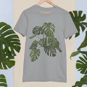 Monstera Shirt, House Plant Lovers Gift, Botanical Shirt, Monstera Plant, Indie Cottagecore Shirt, Plant Mom Gift, Plant T Shirt, Gardener image 7