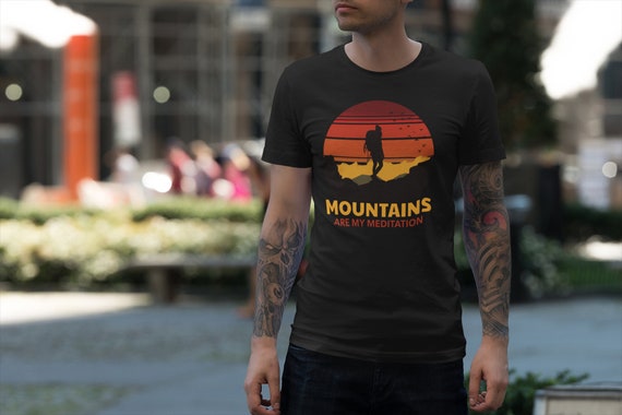 Graphic Tee Vintage Mountain T Shirt 