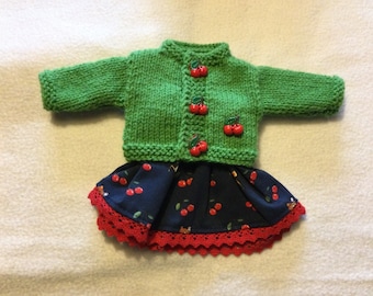 Puppenkleidung Set Für 17cm Puppen - Niedliches Outfit Mit Weste Und Accessoires