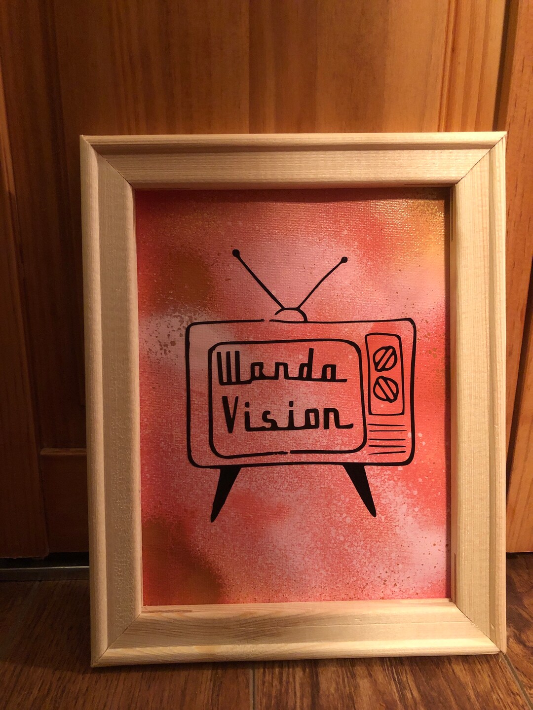 Wandavision Painting Etsy