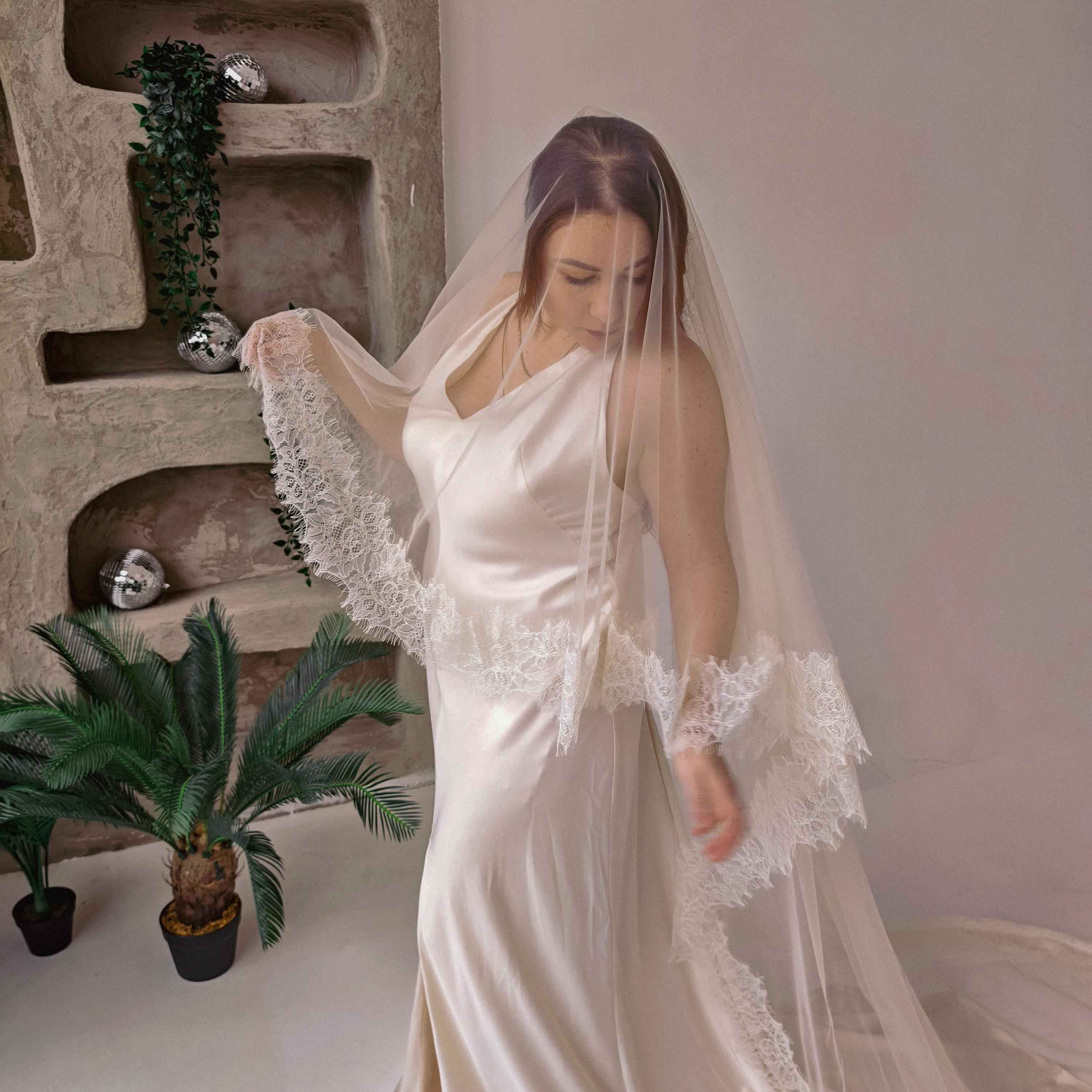 Scalloped Veil Two Tier - Etsy Australia