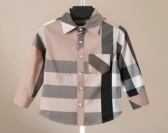 Boys Shirt / Button Up Shirt / Button Down Designer Classic Shirt for Boys