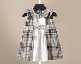 Little Girl's Dress, Toddler Dresses, Plaid Dress for kids, Kids Dress, Girls Dresses, Baby Girl Dress, Girls outfit