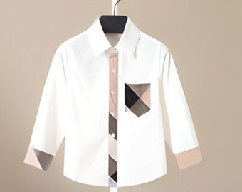 Boys Shirt / Button Up Shirt / Button Down Designer Classic Shirt for Boys