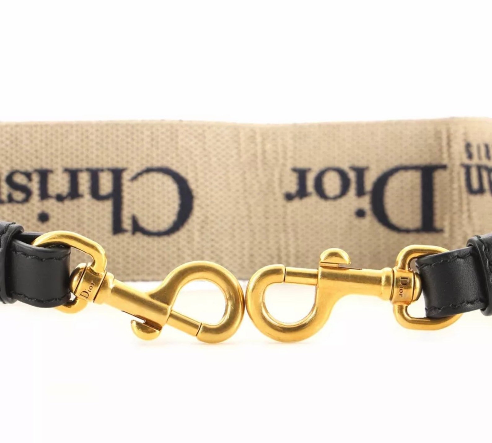 Christian Dior Bag Strap Black Compatible With Saddlelady Etsy