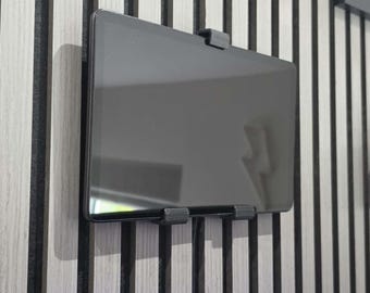 Tablet Holder for Acoustic wall Panel - No Drilling - Compatible with Apple iPad Honor Samsung Fire Lenovo Galaxy Android